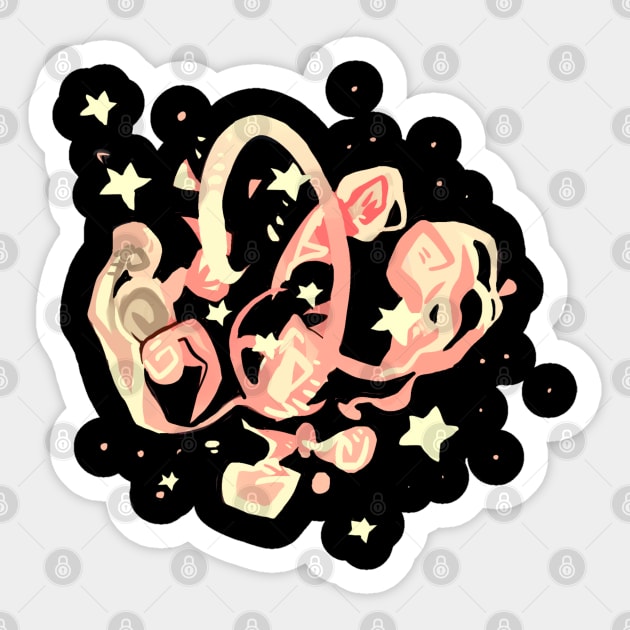 Magic Explosion Sticker by WiliamGlowing